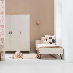 Europe Baby Olivia Bed 90 x 200 cm - Oatmeal - Retro