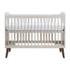 Europe Baby Olivia II Ledikant 60 x 120 cm - Oatmeal / Walnoot - Retro