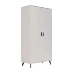 Europe Baby Olivia II Ledikant 60 x 120 cm - Oatmeal / Walnoot - Retro