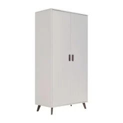 Europe Baby Olivia Kledingkast - 2-Deurs - Oatmeal - Retro