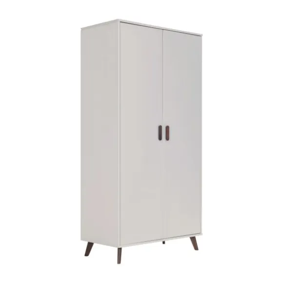 Europe Baby Olivia Kledingkast - 2-Deurs - Oatmeal - Retro