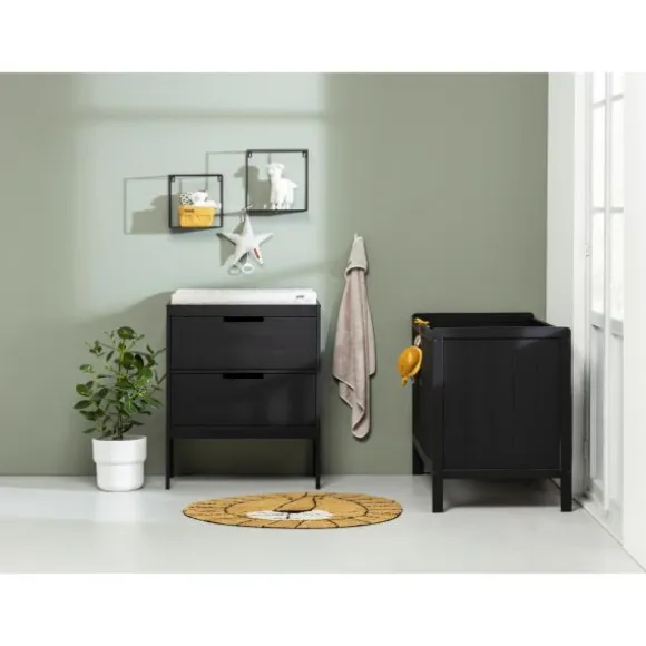 Europe Baby Ralph II Babybed Mat Zwart 60 x 120 cm