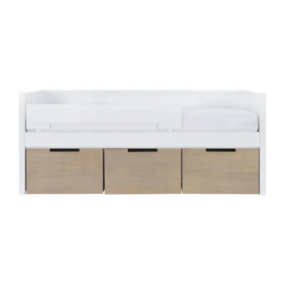 Europe Baby Ralph Kinderkamer Wit / Accent Hout Look | Bed 90 x 200 cm + Bureau