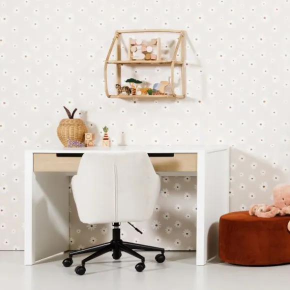 Europe Baby Ralph Kinderkamer Wit / Accent Hout Look | Bed 90 x 200 cm + Bureau