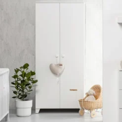 Europe Baby Sarah Babykamer Wit | Bed 70 x 140 cm + Commode