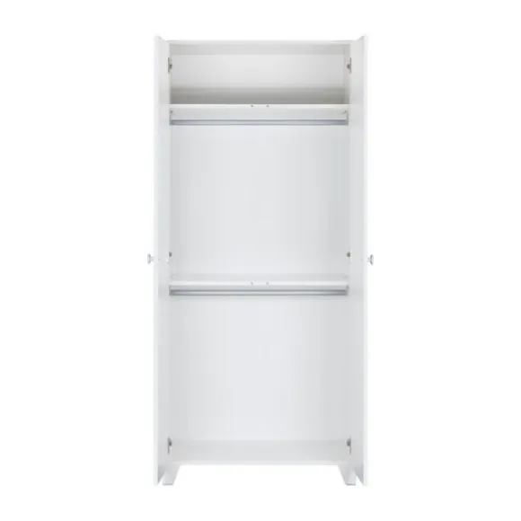 Europe Baby Sarah Kledingkast 2-Deurs Wit