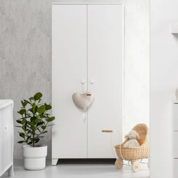 Europe Baby Sarah Kledingkast 2-Deurs Wit