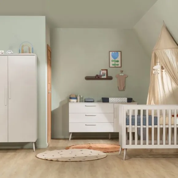 Europe Baby Sev XL Commode - Oatmeal/Oatmeal