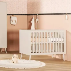 Europe Baby Sterre Babybed - 70 x 140 cm- Oatmeal / Oatmeal