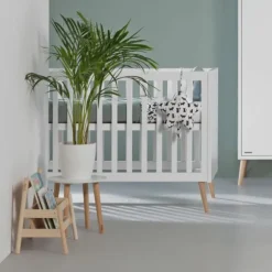 Europe Baby Sterre Babybed - Wit / Naturel - 60 x 120 cm