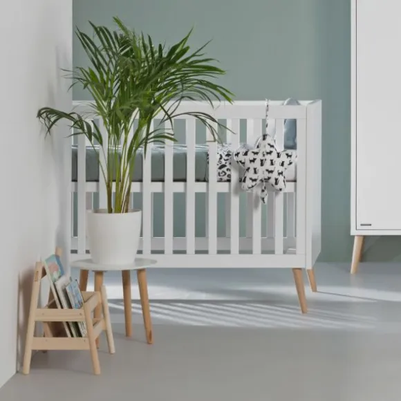 Europe Baby Sterre Babykamer Wit / Naturel | Ledikant 60 x 120 cm + Commode