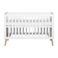 Europe Baby Sterre Babykamer Wit / Naturel | Ledikant 60 x 120 cm + Commode