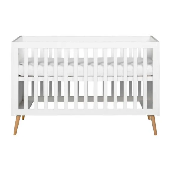 Europe Baby Sterre Babykamer Wit / Naturel | Ledikant 60 x 120 cm + Commode