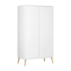 Europe Baby Sterre Babykamer Wit / Naturel | Ledikant 60 x 120 cm + Commode