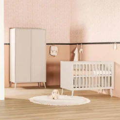 Europe Baby Sterre Babykamer Oatmeal / Oatmeal | Bed 60 x 120 cm + Commode