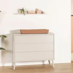 Europe Baby Sterre Babykamer Oatmeal / Oatmeal | Bed 60 x 120 cm + Commode