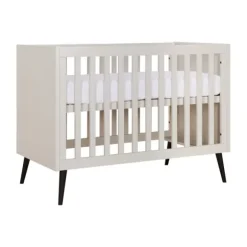 Europe Baby Sterre Babykamer Oatmeal / Zwart | Bed 60 x 120 cm + Commode