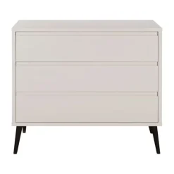 Europe Baby Sterre Babykamer Oatmeal / Zwart | Bed 60 x 120 cm + Commode