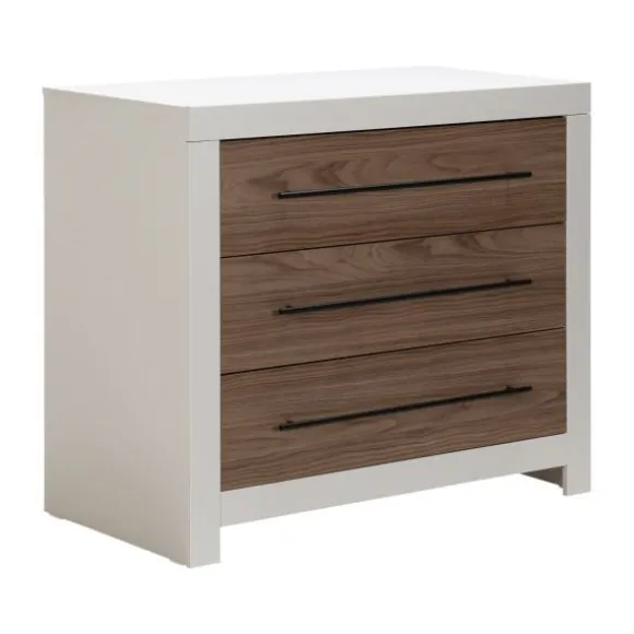 Europe Baby Vittoria Babybed - Cashmere / Walnut - 60 x 120 cm