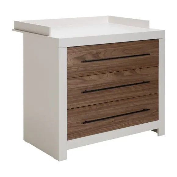 Europe Baby Vittoria Babybed - Cashmere / Walnut - 60 x 120 cm