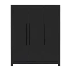 Europe Baby Vittoria III Babykamer Zwart | Bed 70 x 140 cm + Commode