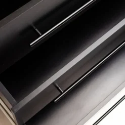 Europe Baby Vittoria III Babykamer Zwart | Bed 70 x 140 cm + Commode