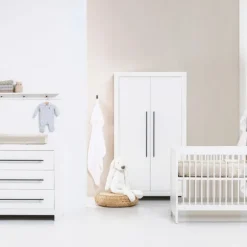 Europe Baby Vittoria III Kledingkast 3-Deurs Wit