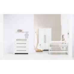 Europe Baby Vittoria III Kledingkast 3-Deurs Wit