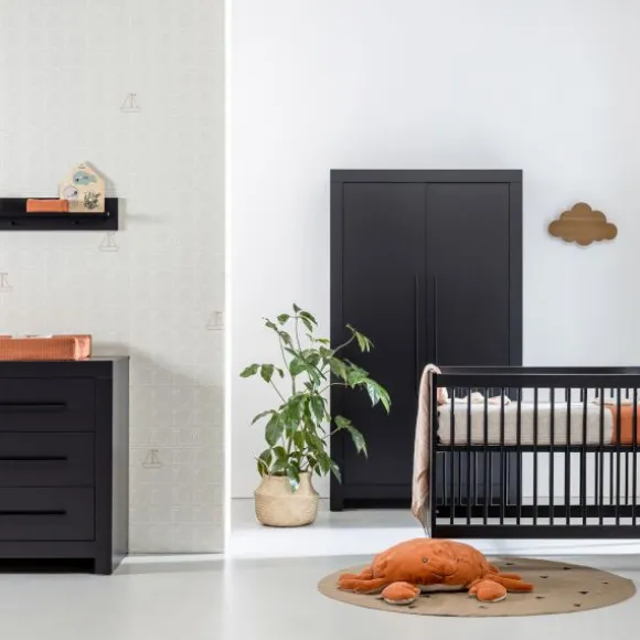 Europe Baby Vittoria III Kledingkast 2-Deurs Zwart