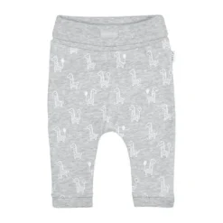Feetje AOP Giraffe Broekje Grijs Melange Mt. 56