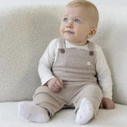 Feetje The Magic is in You Rib Tuinbroek - Mt. 50 - Taupe Melange