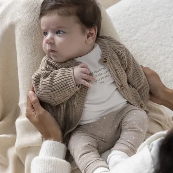 Feetje The Magic is in You AOP Broek - Mt. 50 - Taupe Melange