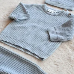 Feetje The Magic Is In You Broek Gebreid - Maat 56 - Blauw