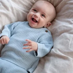 Feetje The Magic Is In You Broek Gebreid - Maat 56 - Blauw