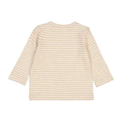 Feetje The Magic is in You Rib Longsleeve Met Streep – Mt. 50 – Taupe Melange