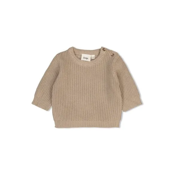 Feetje The Magic is in You Sweater Gebreid - Mt. 56 - Taupe