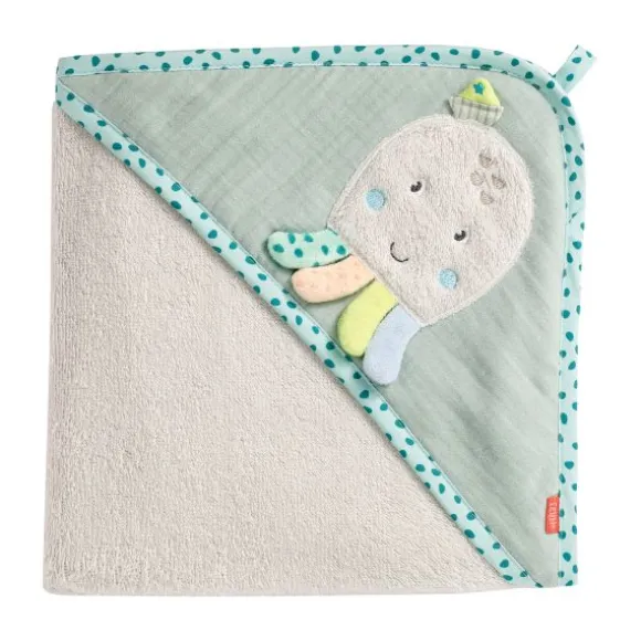 Fehn Badcape met Capuchon - Octopus - 80x80 cm