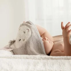 Fehn Badcape met Capuchon - Octopus - 80x80 cm