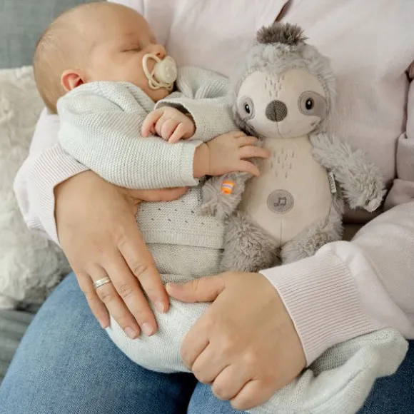 Fehn Knuffel met Geluid - Luiaard