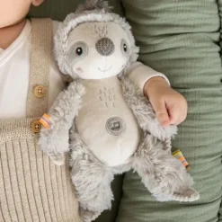 Fehn Knuffel met Geluid - Luiaard