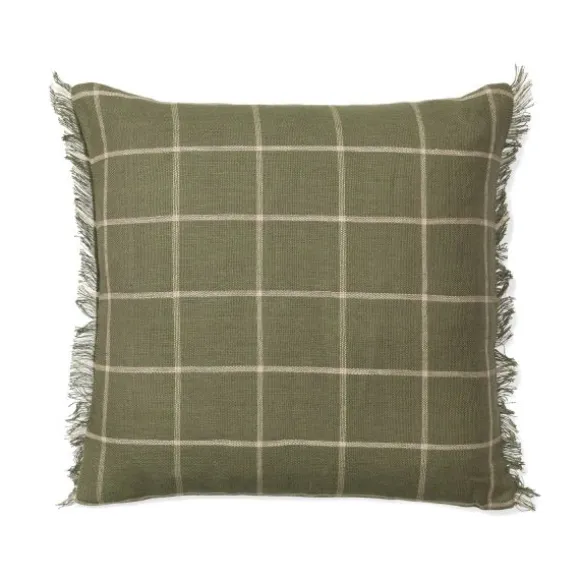 Ferm Living Calm Kussen - Olive / Off-White
