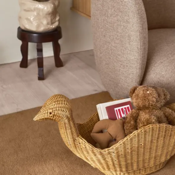 Ferm Living Gevlochten Opbergmand Vogel - Natural