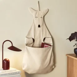 Ferm Living Opbergzak Kangoeroe - Undyed