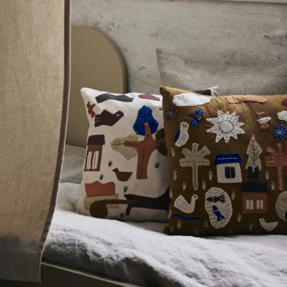 Ferm Living Village Kussen - Off-White
