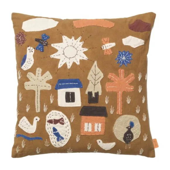 Ferm Living Village Kussen - Off-White