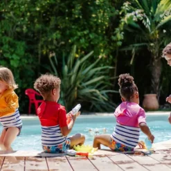 Floatee Anti-Verdrinking T-shirt Korte Mouwen - 3 Jaar - Rood