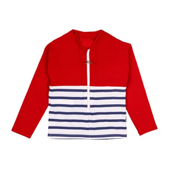 Floatee Anti-Verdrinking T-shirt Lange Mouwen - 2 Jaar - Rood