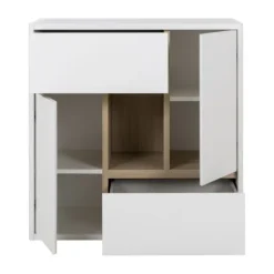 Gautier Holi Opbergmeubel - Wit/Eik