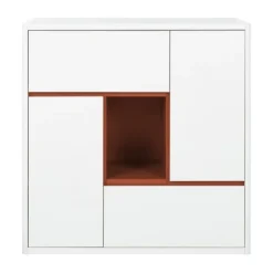 Gautier Holi Opbergmeubel - Wit/Eik