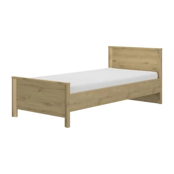 Gautier Lugano Bed - 90 x 200 cm - Artisan Eiken